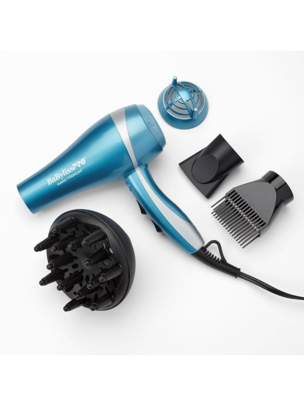 2000W Professional Ionic Blow Dryer with Concentrator Nozzle - Fast Drying Tool